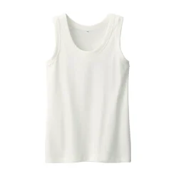 Outlet Muji Chaleco de lino y algodón para mujer