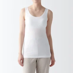 Hot Muji Chaleco de soporte suave y elástico de lyocell para mujer