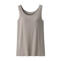 Hot Muji Chaleco de soporte suave y elástico de lyocell para mujer