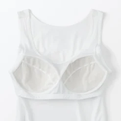 Discount Muji Chaleco de soporte suave y elástico de lyocell para mujer