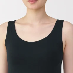 Discount Muji Chaleco de soporte suave y elástico de lyocell para mujer
