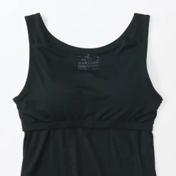 Discount Muji Chaleco de soporte suave y elástico de lyocell para mujer
