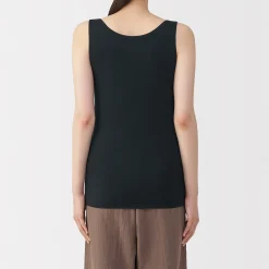 Discount Muji Chaleco de soporte suave y elástico de lyocell para mujer