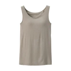Discount Muji Chaleco de soporte suave y elástico de lyocell para mujer