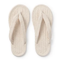 Hot Muji Chanclas de estar por casa de mezcla de algodón