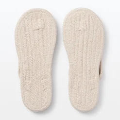 Hot Muji Chanclas de estar por casa de mezcla de algodón