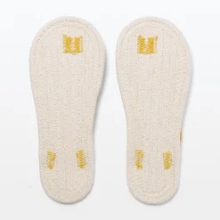 Hot Muji Chanclas de estar por casa de mezcla de algodón