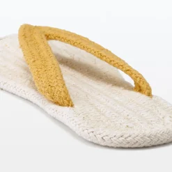 Hot Muji Chanclas de estar por casa de mezcla de algodón