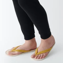 Hot Muji Chanclas de estar por casa de mezcla de algodón