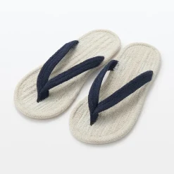 Hot Muji Chanclas de estar por casa de mezcla de algodón