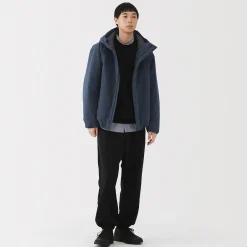 New Muji Chaqueta acolchada con capucha para hombre
