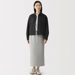 Best Muji Chaqueta camisera ligera de sagra y mezcla de kapok para mujer