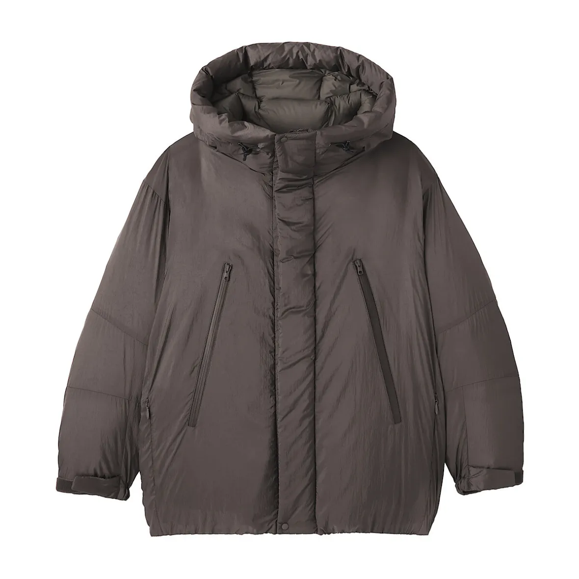 Online Muji Chaqueta con capucha de plumón para hombre
