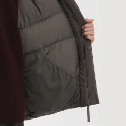Online Muji Chaqueta con capucha de plumón para hombre