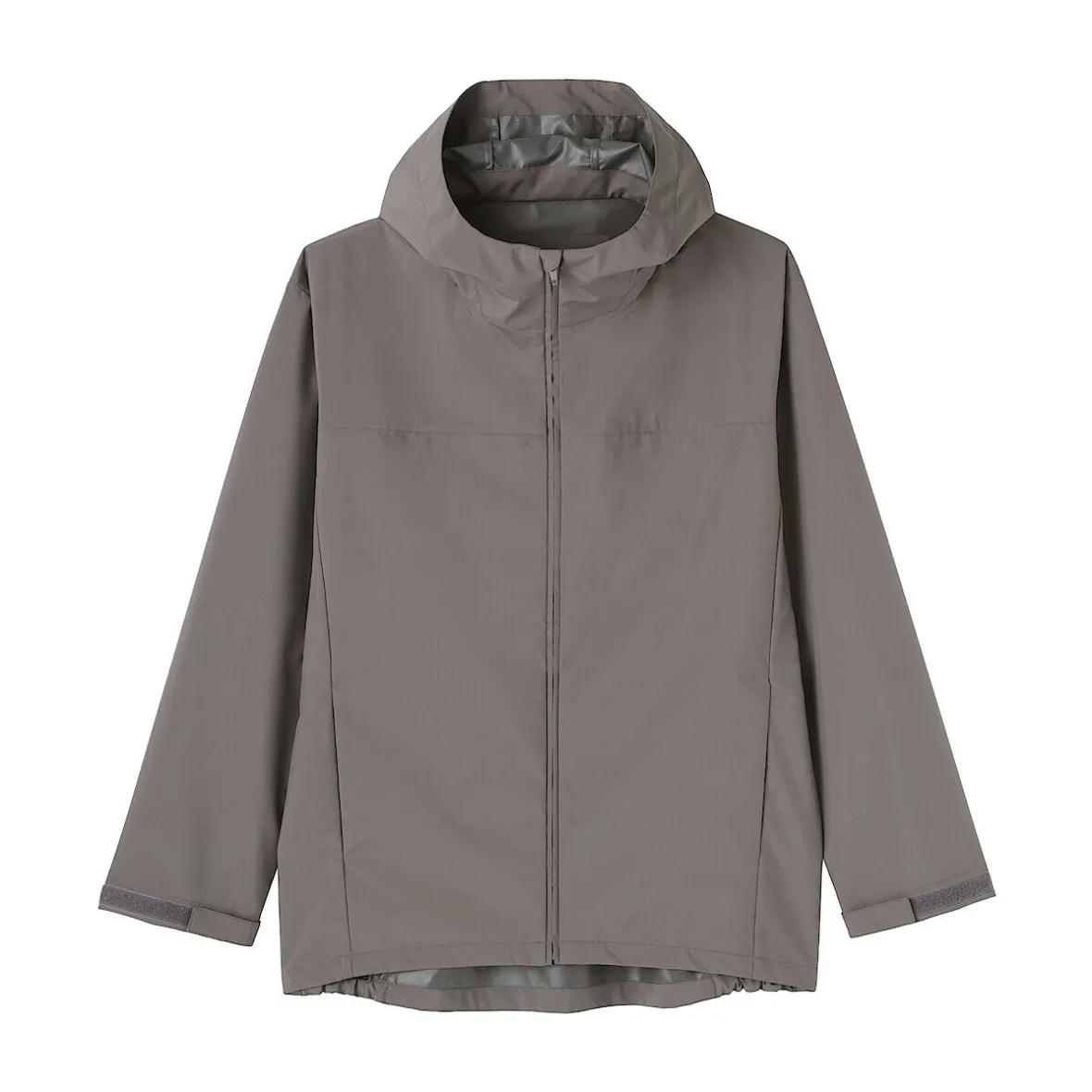 Muji Chaqueta con capucha impermeable para hombre