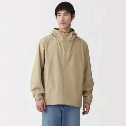 Best Muji Chaqueta con capucha impermeable para hombre
