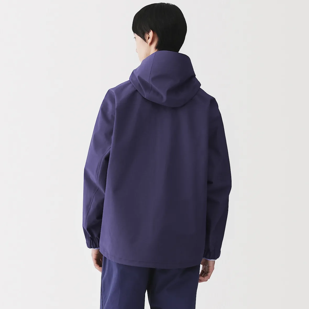 Clearance Muji Chaqueta con capucha repelente al agua y transpirable para hombre