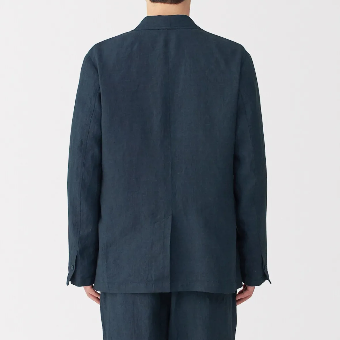 Clearance Muji Chaqueta de lino para hombre