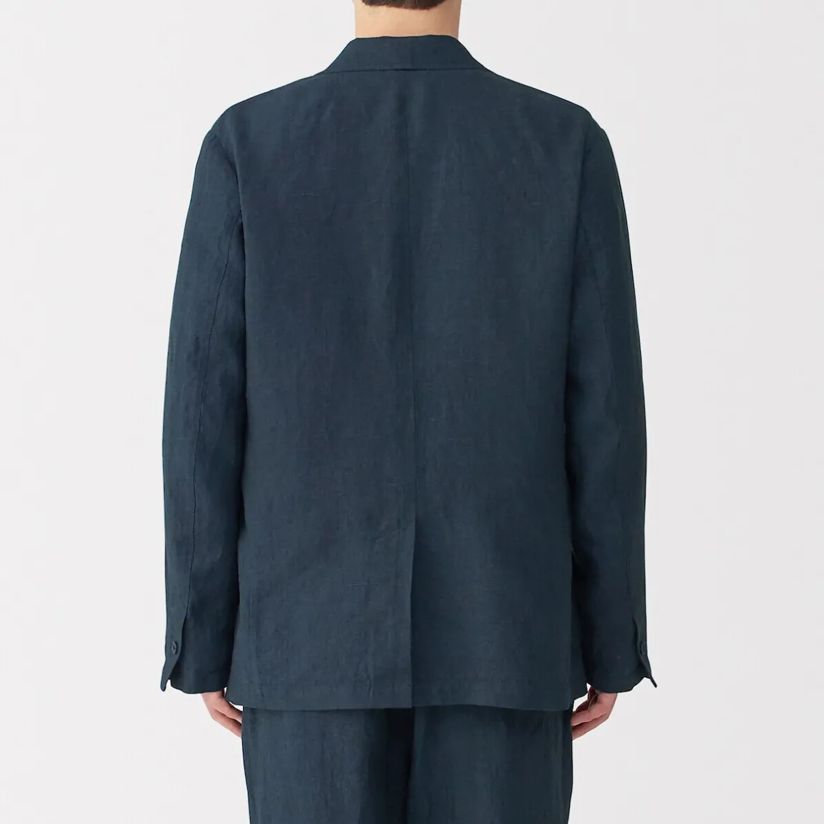 Clearance Muji Chaqueta de lino para hombre
