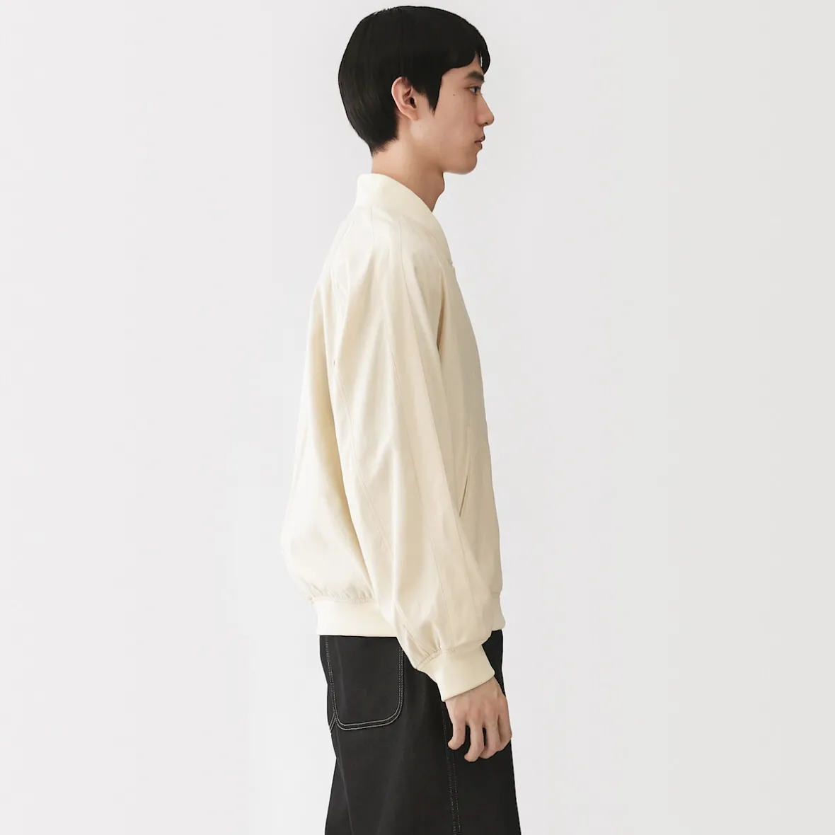 Discount Muji Chaqueta de mezcla de rayón para hombre