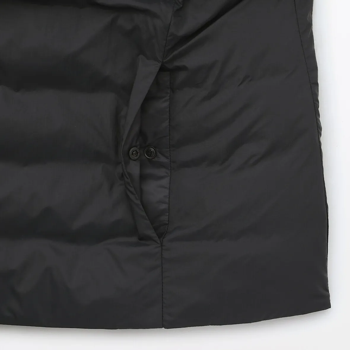 Best Muji Chaqueta ligera de plumón sin cuello de nailon reciclado para mujer