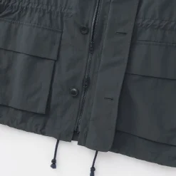 Outlet Muji Chaqueta utilitaria de nailon con tinte natural para mujer