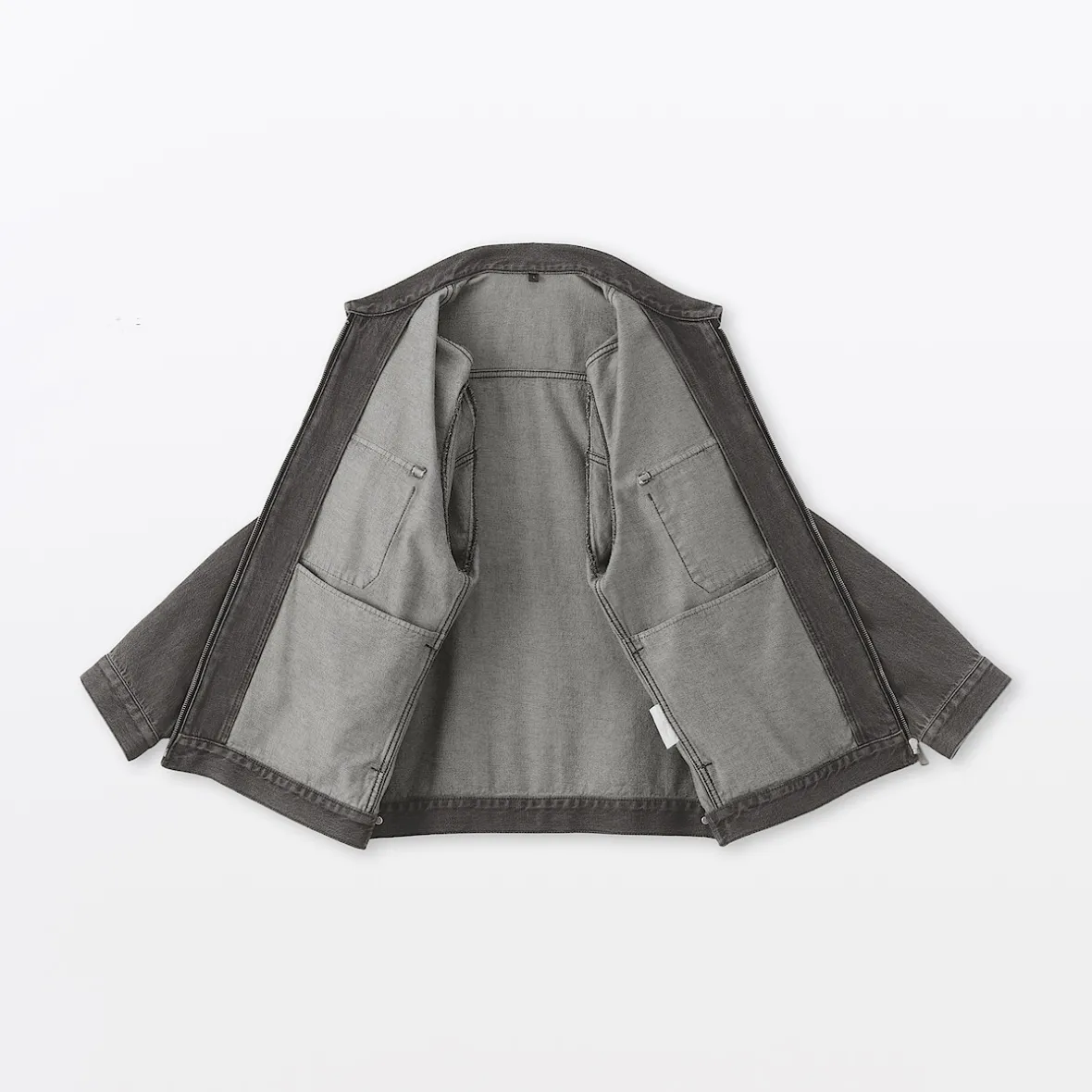 Sale Muji Chaqueta vaquera con bolsillos de mezcla de kapok para hombre