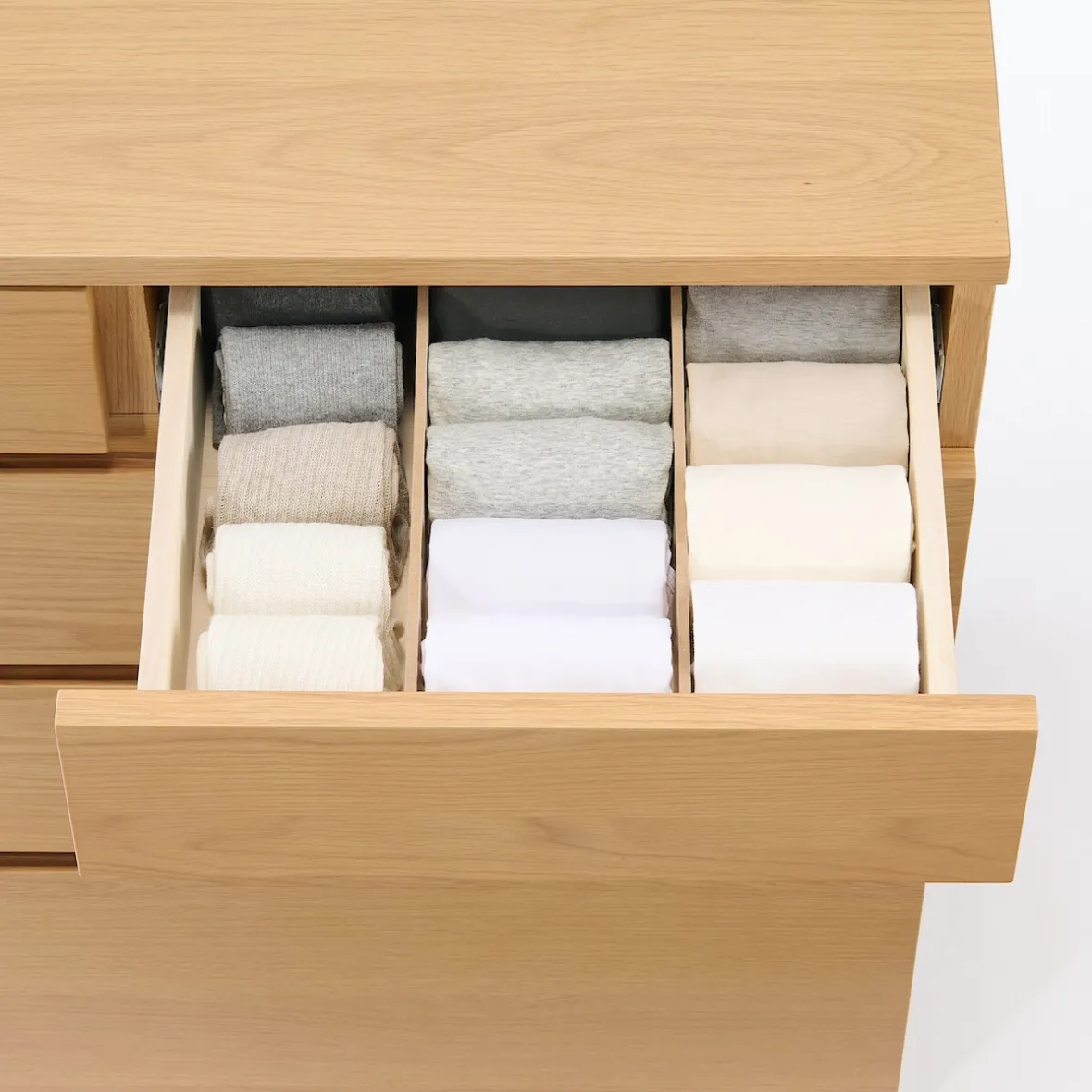 Clearance Muji Cómoda de roble