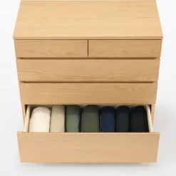 Clearance Muji Cómoda de roble