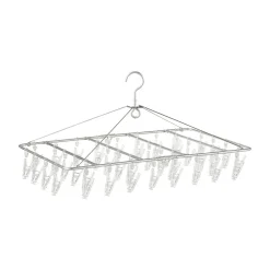 Best Muji Colgador Cuadrado de Aluminio Forma de Marco 40 Clavijas