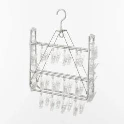 Best Muji Colgador Cuadrado de Aluminio Forma de Marco 40 Clavijas