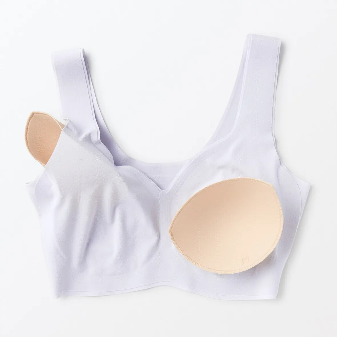 Outlet Muji Complete Seamless Padded Bra