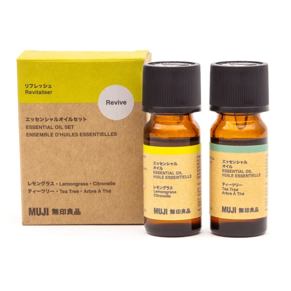 New Muji Conjunto aceites esenciales revitalizantes (Cítricos)