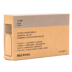 Best Muji Conjunto de 4 aceites esenciales curativos de 5ml