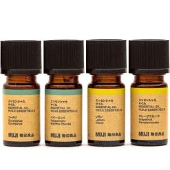 Discount Muji Conjunto de 4 aceites esenciales frescos de 5ml