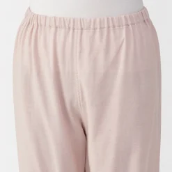 Clearance Muji Conjunto de pijama de manga larga de gasa doble para mujer