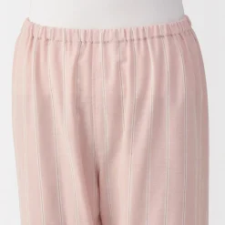 Clearance Muji Conjunto de pijama de manga larga de gasa doble para mujer