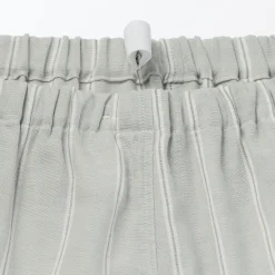 Muji Conjunto de pijama de manga larga de gasa doble para hombre