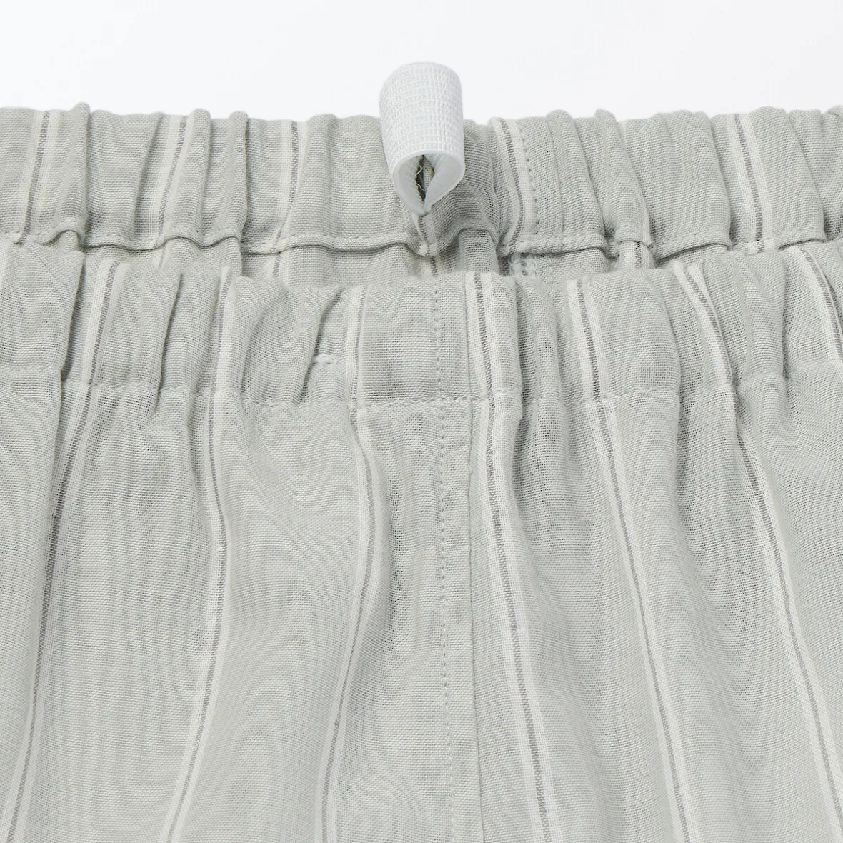 Muji Conjunto de pijama de manga larga de gasa doble para hombre