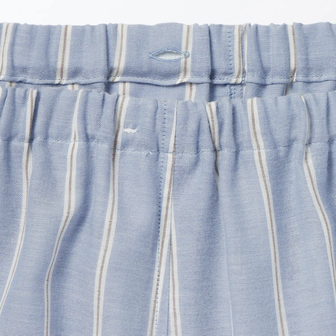 Muji Conjunto de pijama de manga larga de gasa doble para hombre