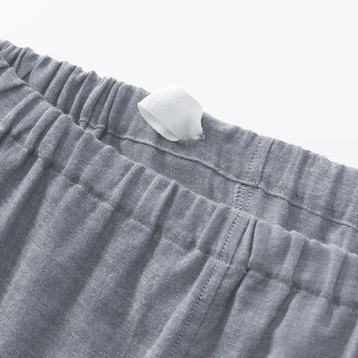 Muji Conjunto de pijama de manga larga de gasa doble para hombre