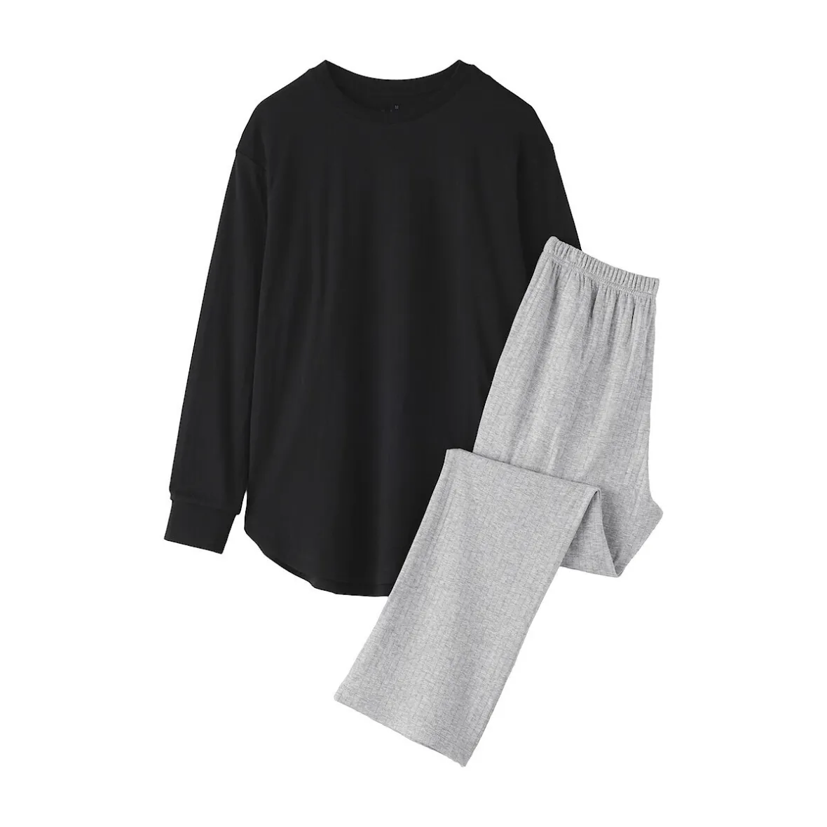 Clearance Muji Conjunto de pijama de manga larga en mezcla de lyocell para mujer