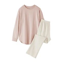 Clearance Muji Conjunto de pijama de manga larga en mezcla de lyocell para mujer
