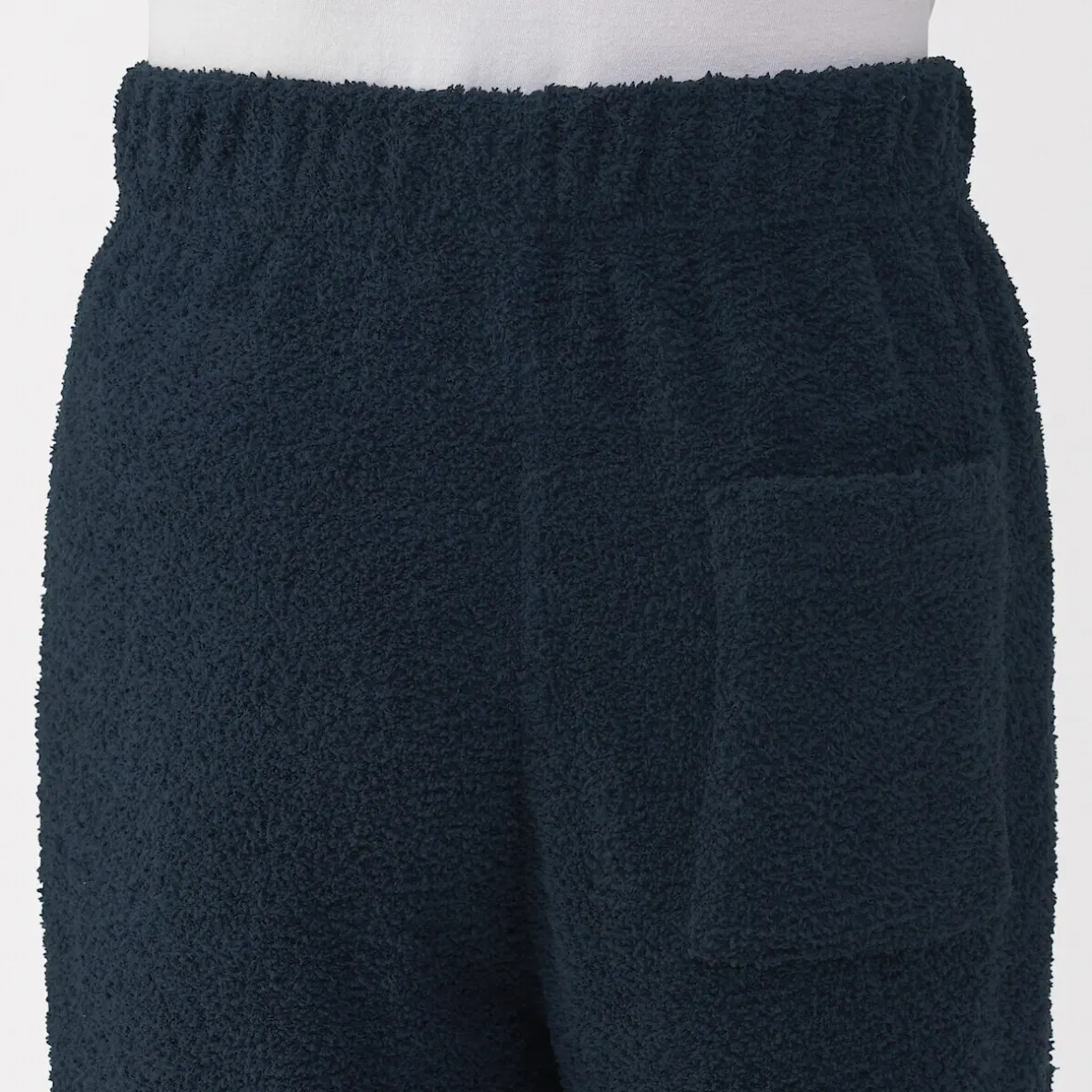 Sale Muji Conjunto de pijama forro polar texturizado de manga larga para hombre
