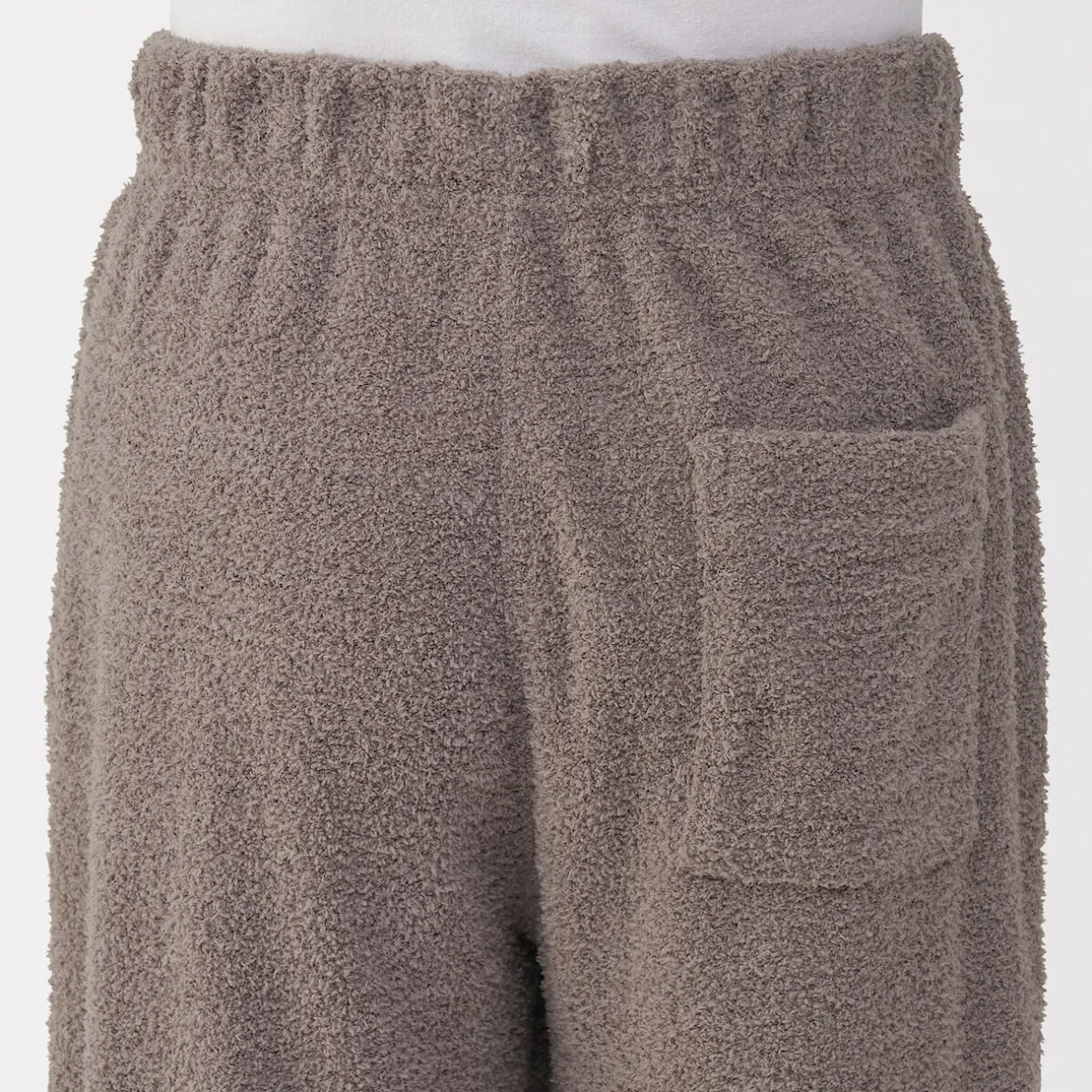 Sale Muji Conjunto de pijama forro polar texturizado de manga larga para hombre