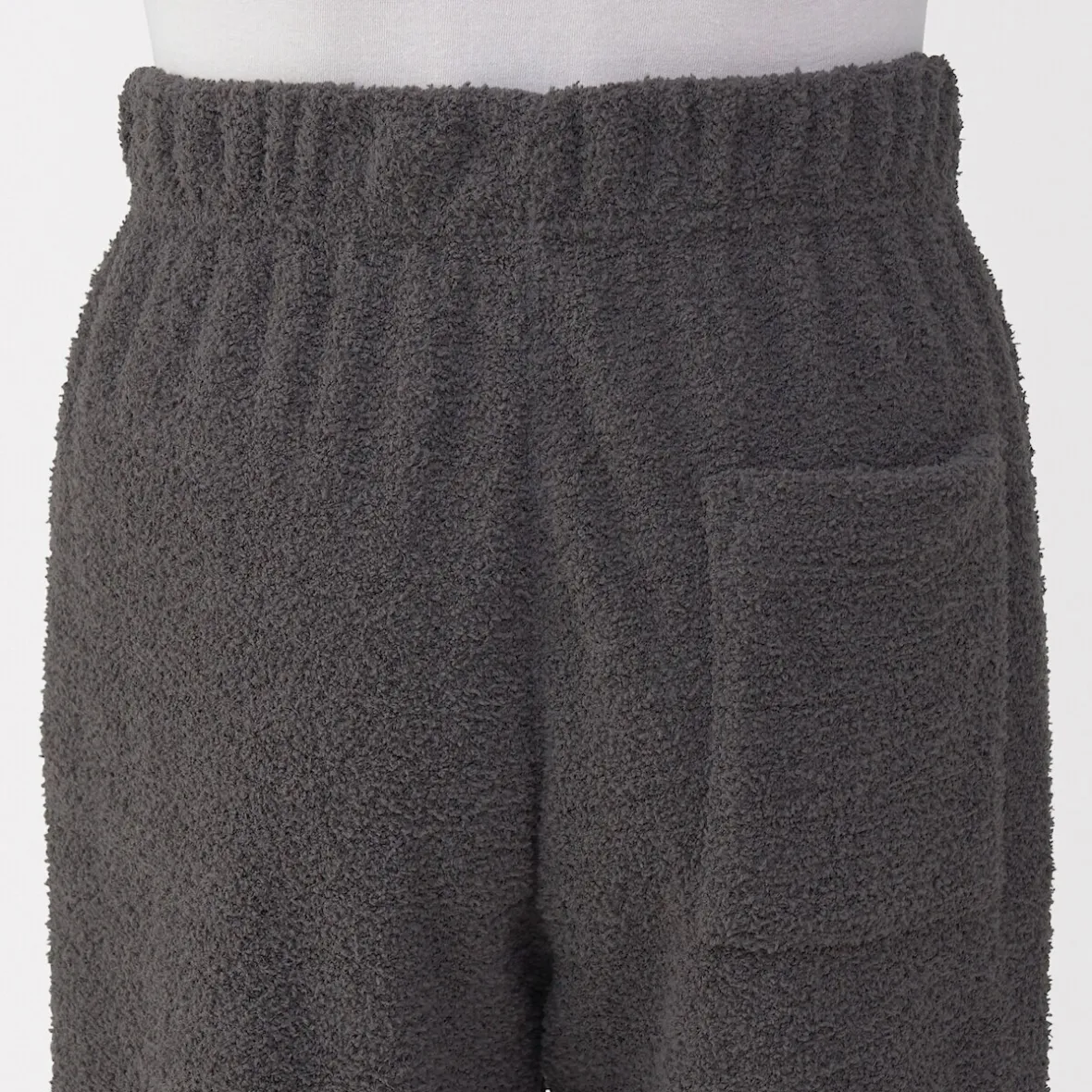Sale Muji Conjunto de pijama forro polar texturizado de manga larga para hombre