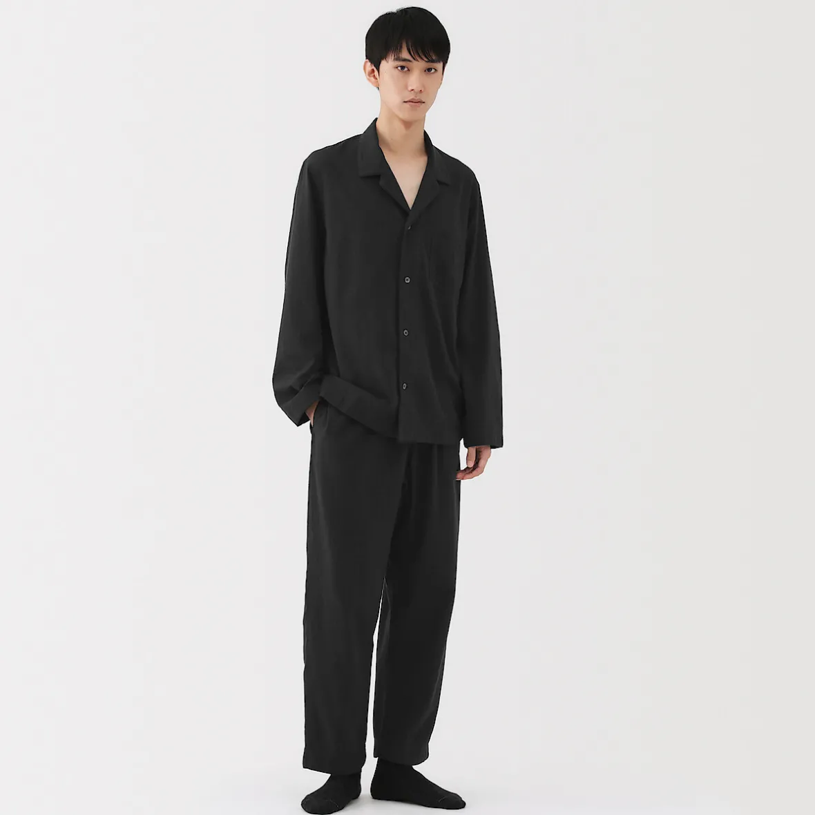 Muji Conjunto de pijama unisex Khadi tejido a mano