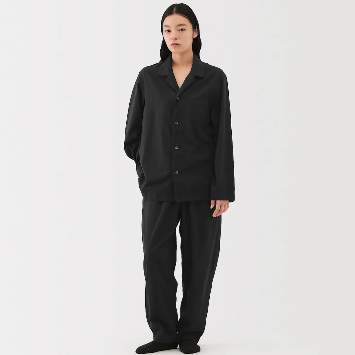 Muji Conjunto de pijama unisex Khadi tejido a mano