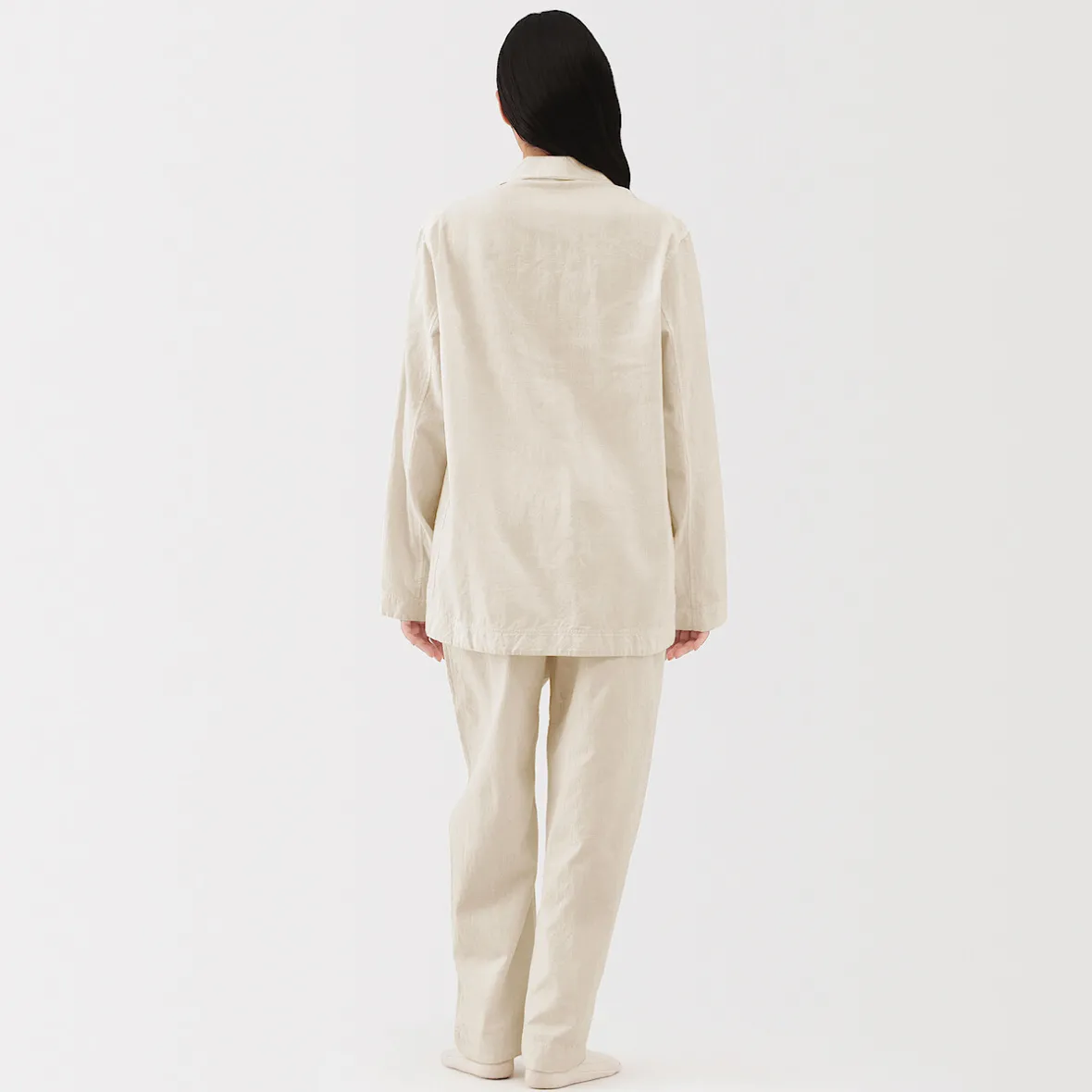 Muji Conjunto de pijama unisex Khadi tejido a mano