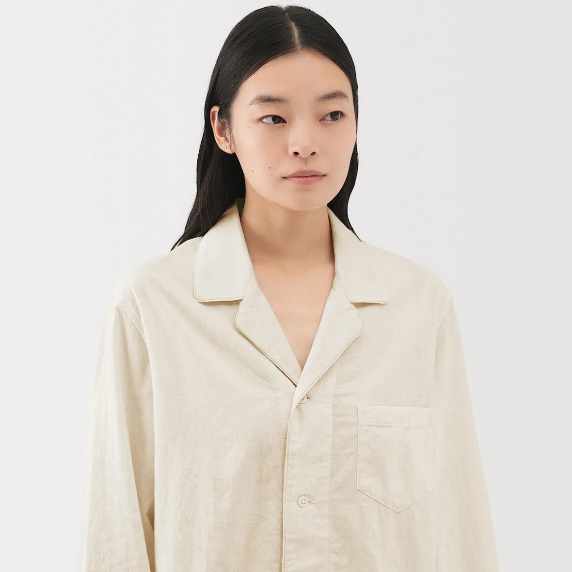 Muji Conjunto de pijama unisex Khadi tejido a mano